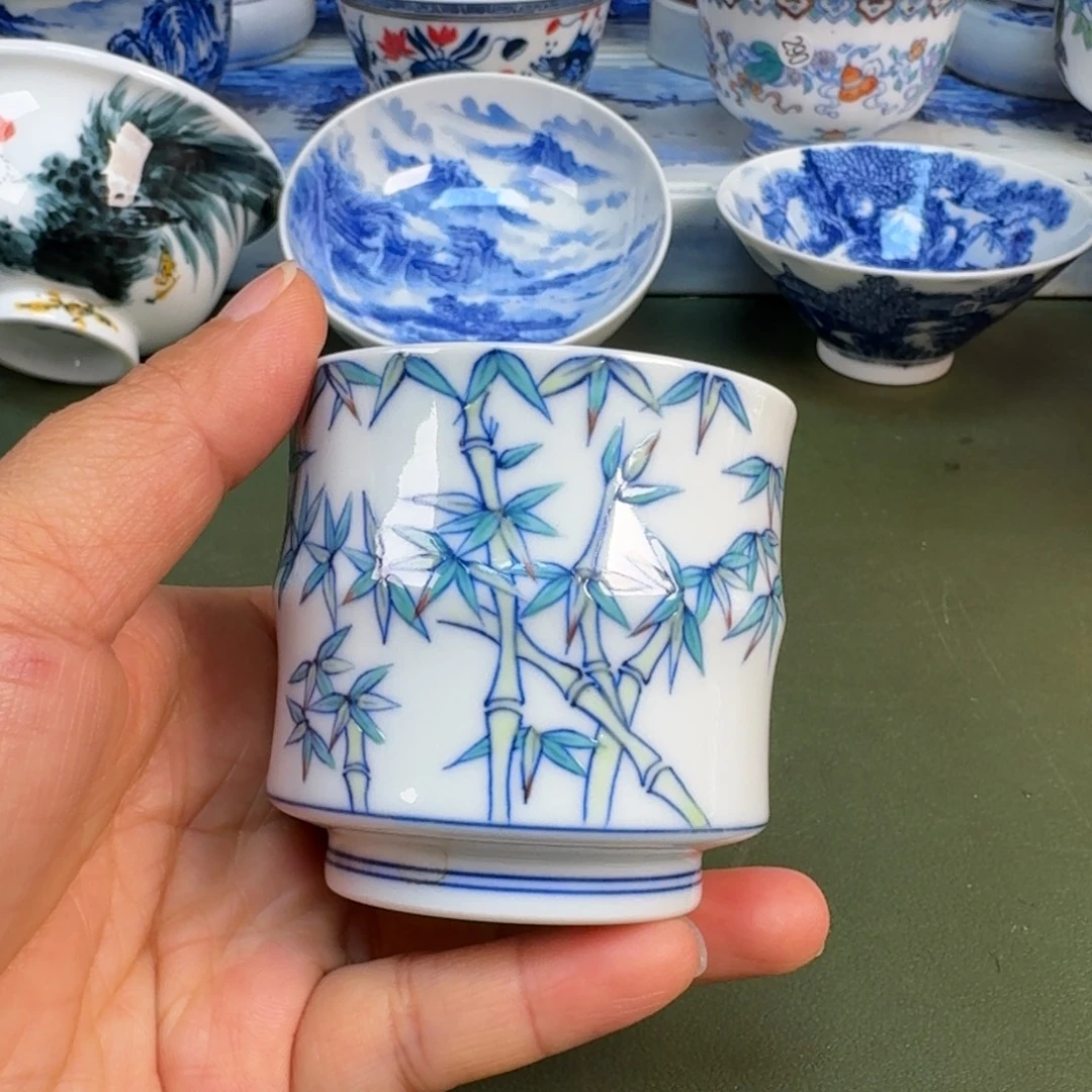 陶景德镇纯手绘茶具圆圆230