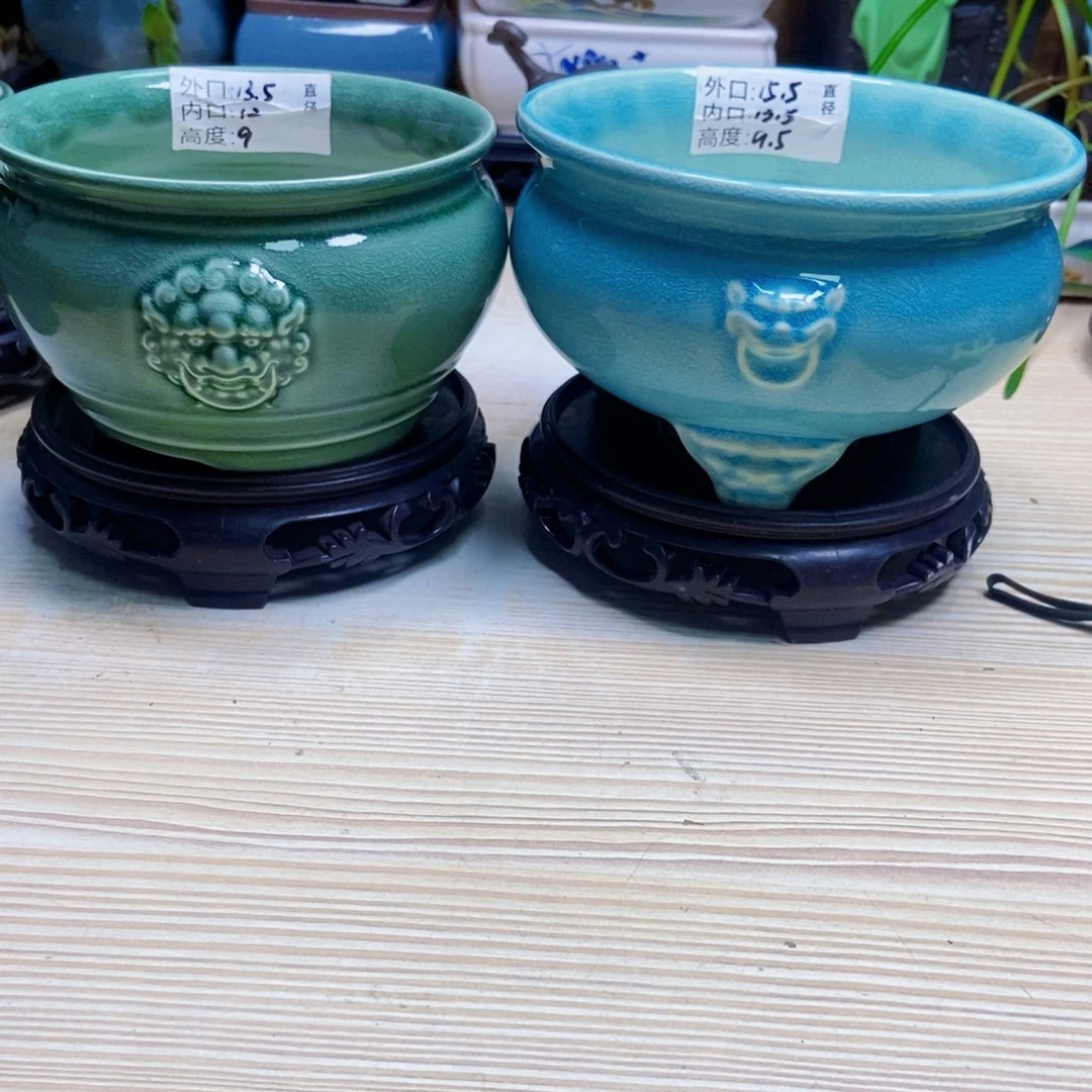 瓷片陶瓷花盆陶瓷艺术