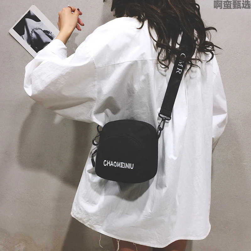 ins超火小包包女包2025新款时尚百搭帆布包夏天小清新少女斜挎包