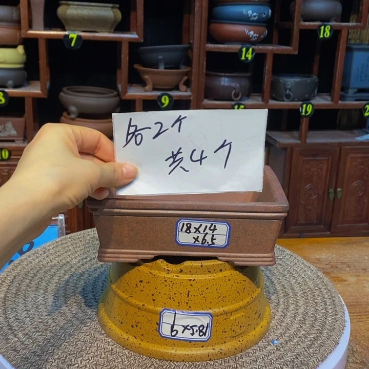 紫砂花盆紫砂紫砂