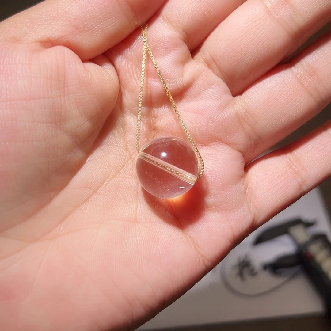 水晶手链未镶嵌全净体白水晶锁骨链