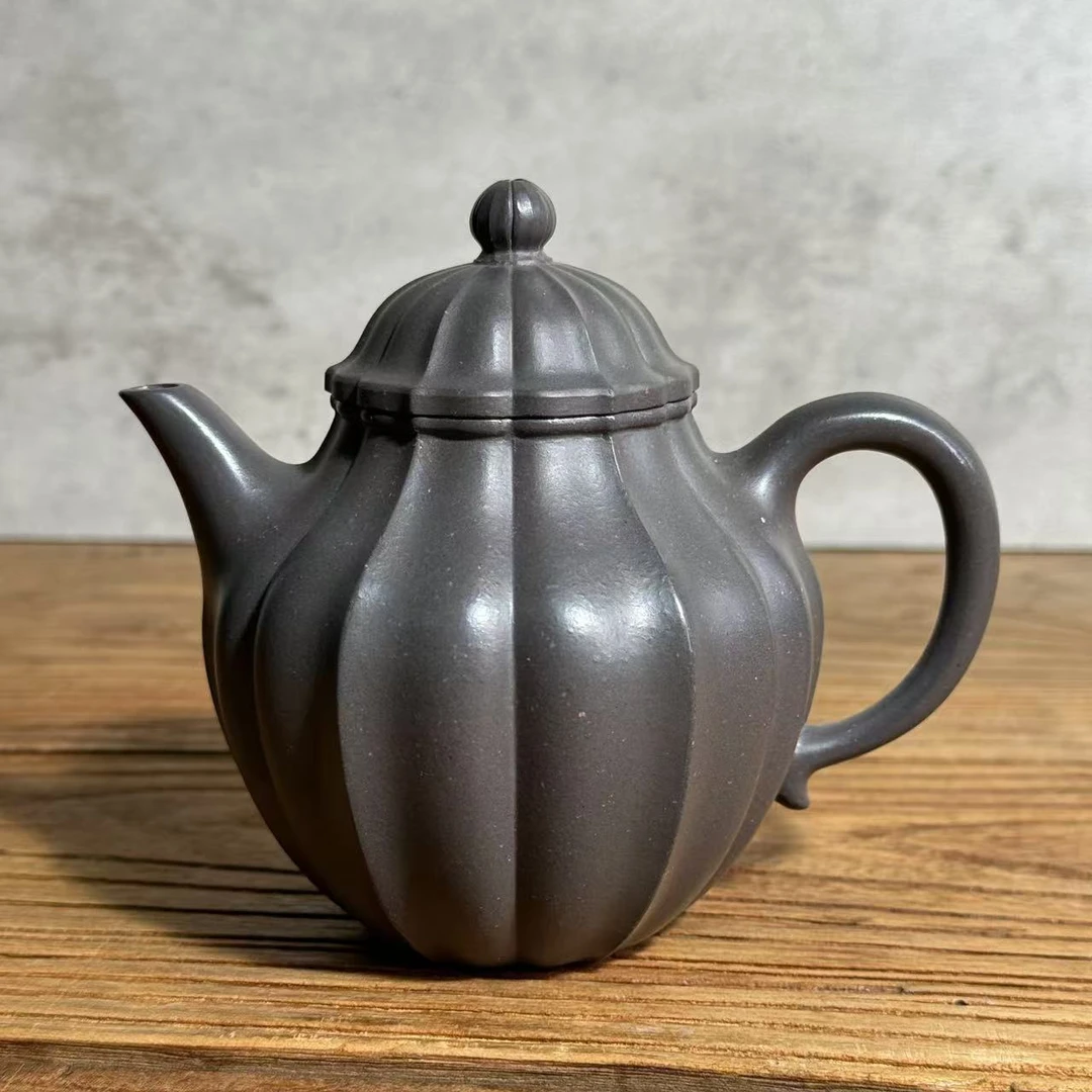 禅意 220cc 天青泥 周涛制 紫砂壶1038