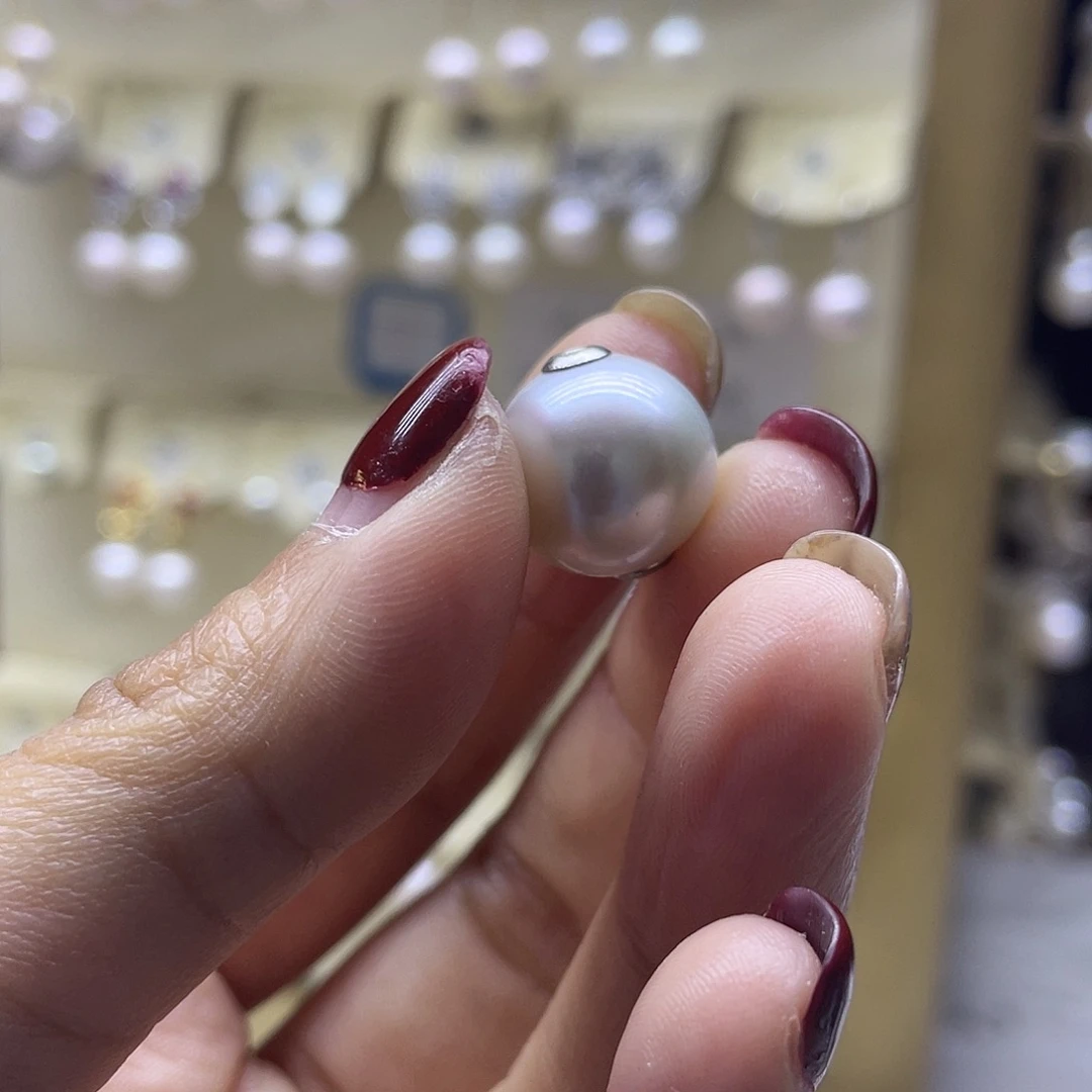 淡水珍珠颈饰银S925镶嵌