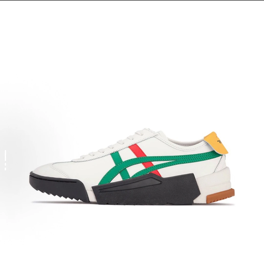 Onitsuka Tiger鬼塚虎 减震防滑耐磨 红白绿 原盒 1183a801 100