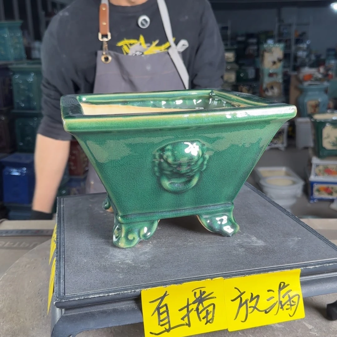 一风堂石湾花盆。微瑕