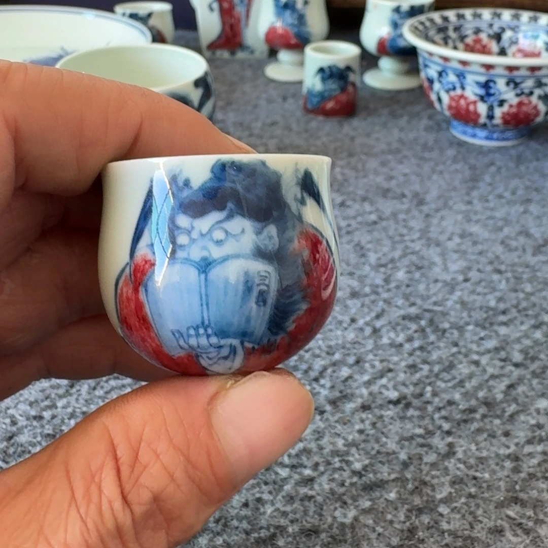 现代景德镇陶瓷手绘茶具