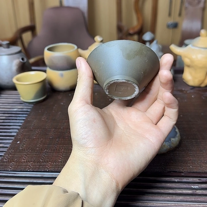 紫砂茶壶坭兴陶柴烧