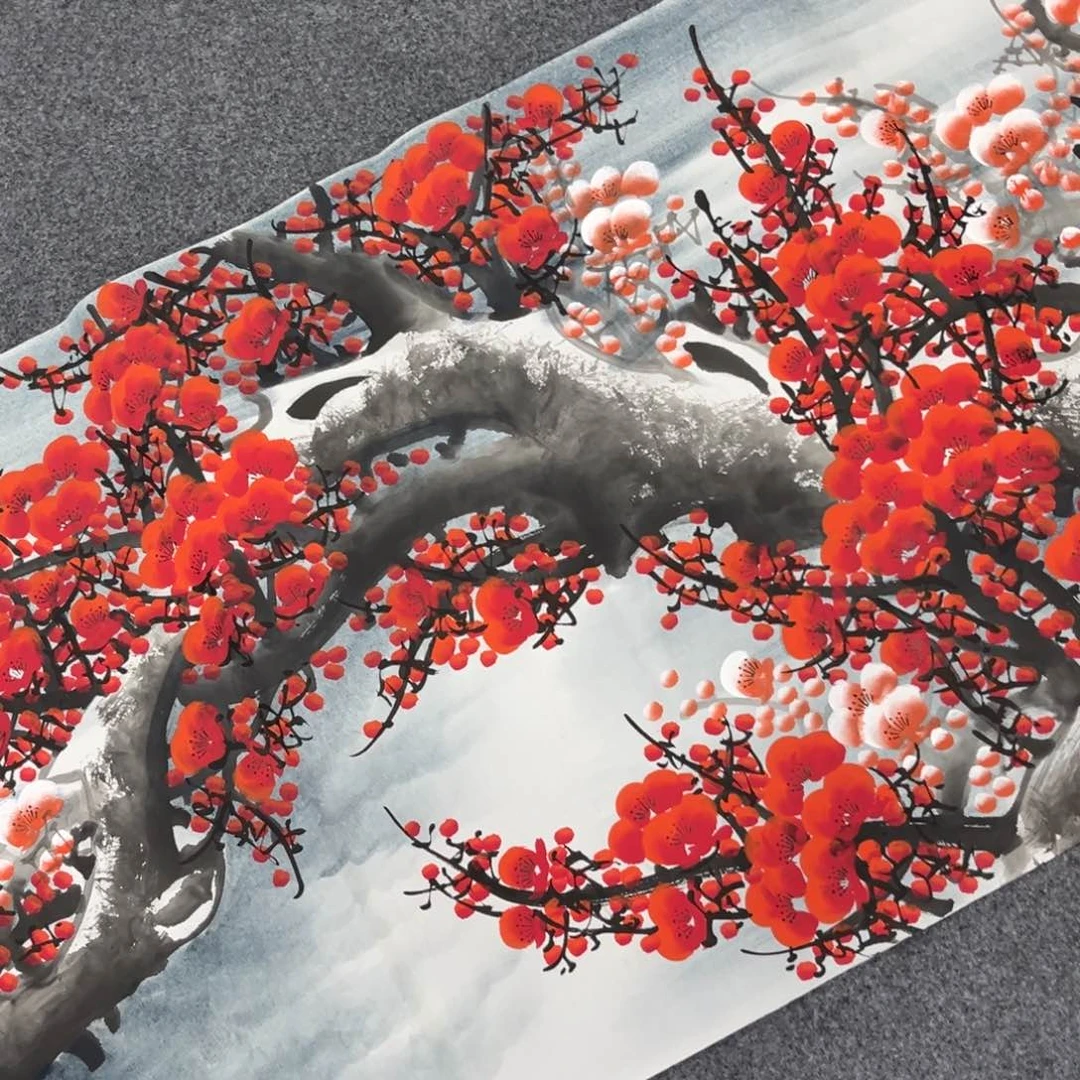 国画国画老师手绘作品