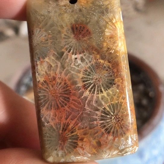 硅化玉吊坠未镶嵌