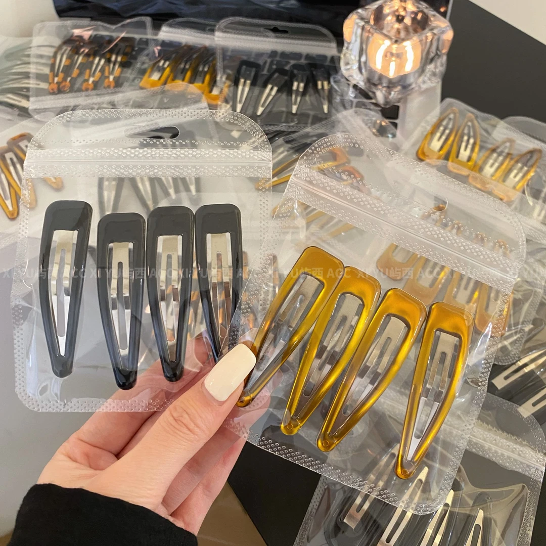 东大门水滴碎发夹边夹韩系少女感刘海夹高级感简约时尚后脑勺bb夹