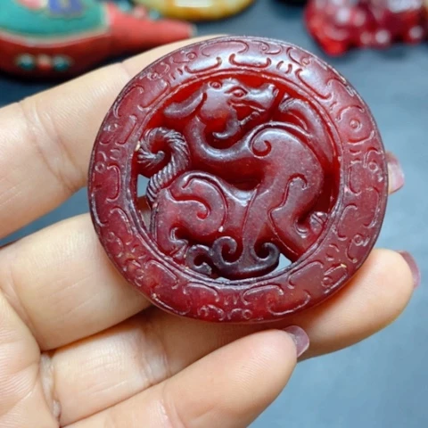 紫金钵盂菩提吊坠