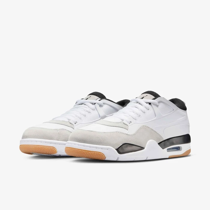 NIK Air Jordan 4 RM 休闲百搭 低帮篮球鞋 男鞋 白灰 FQ7939-110