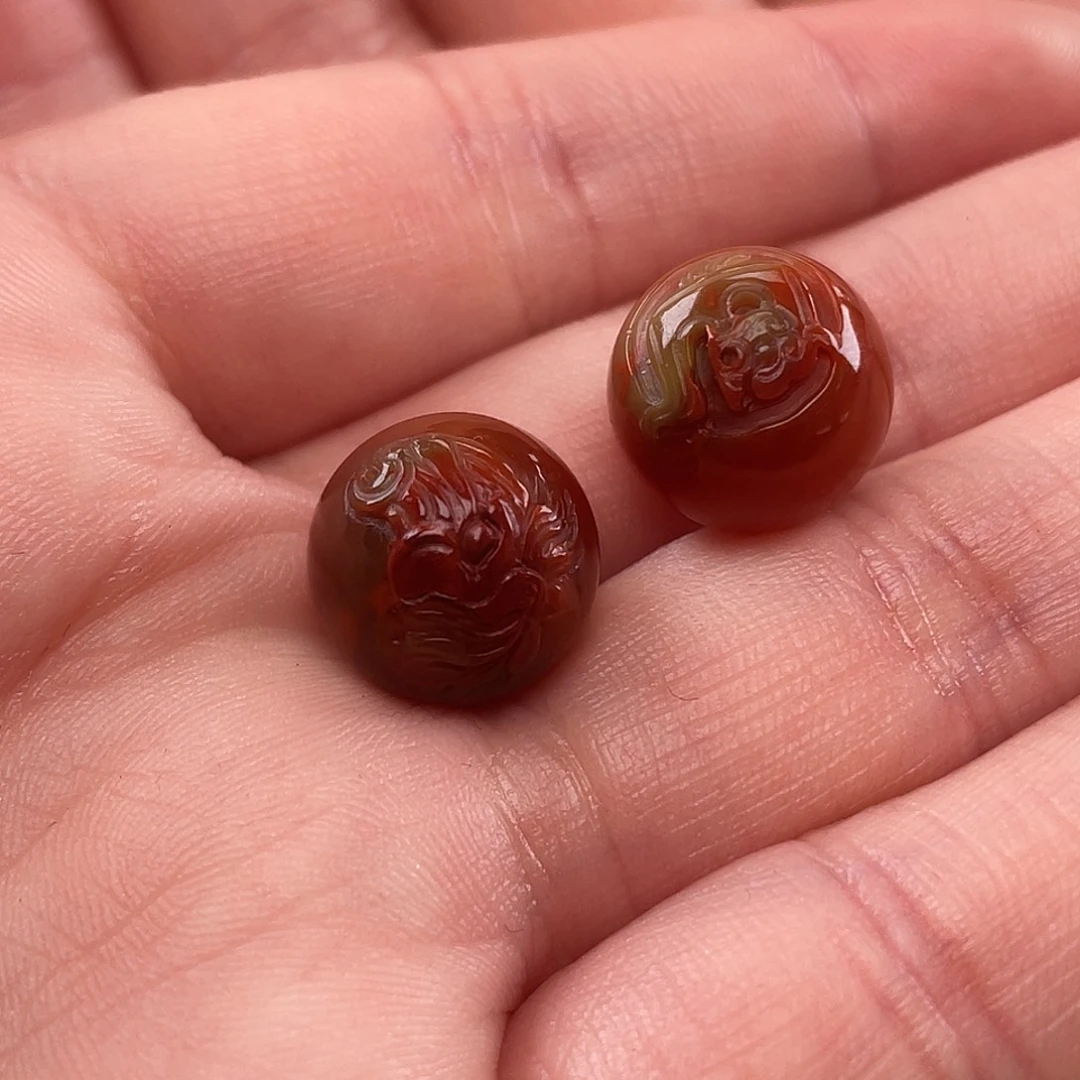 定制南红玛瑙未镶嵌曜**空