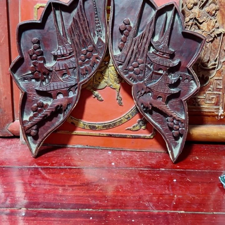 苍***呀木木雕工艺品摆件