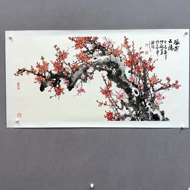 国画亲笔手绘放心去藏