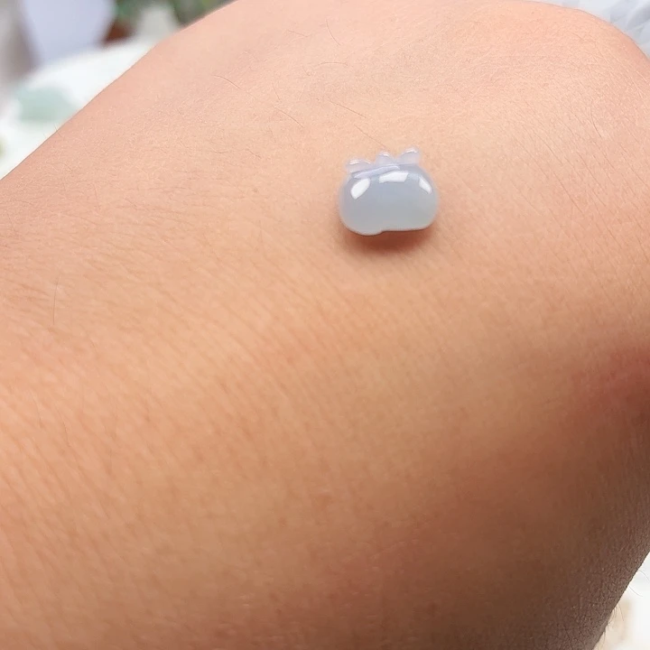 糖***糖翡翠未镶嵌颈饰樱桃