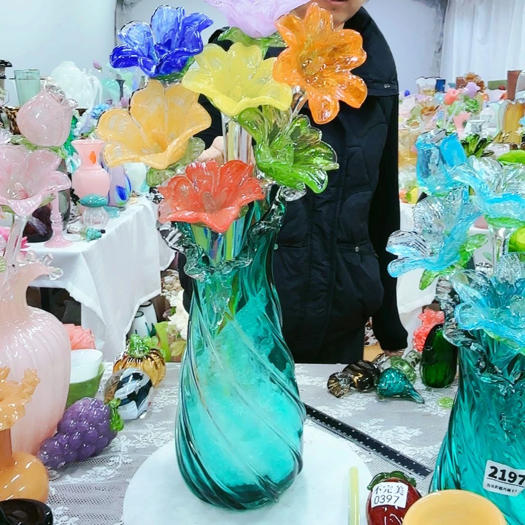 福利不退不换琉璃花瓶艺术品