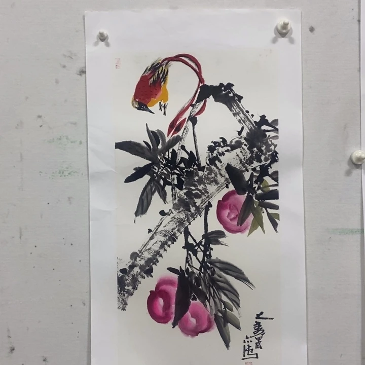 国画纯手绘国画作品