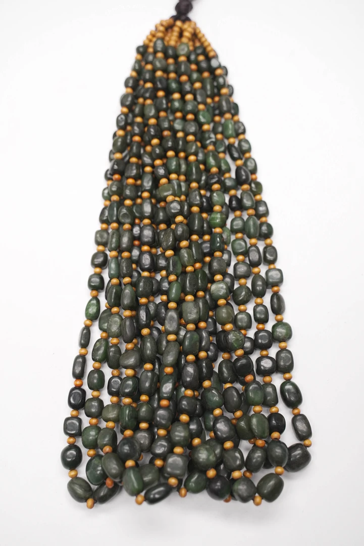 和田玉碧玉珠链新品