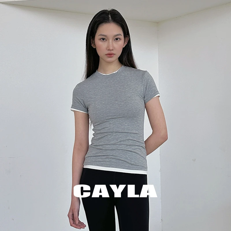 CAYLA25SS莫代尔面膜短袖t恤189
