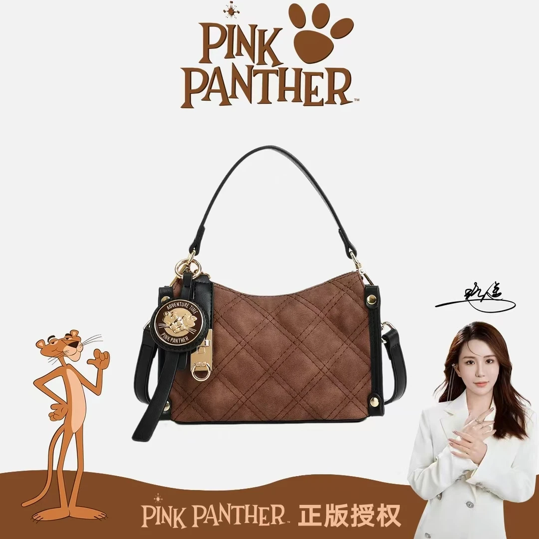 【遥哥定制】PinkPanther/2025新款百搭法式单肩斜挎腋下包
