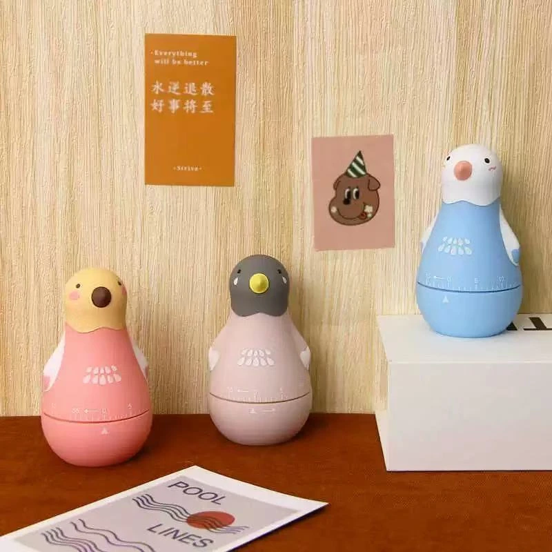 时间帮小鹦鹉时间管理器HC-36386颜色款式随机发