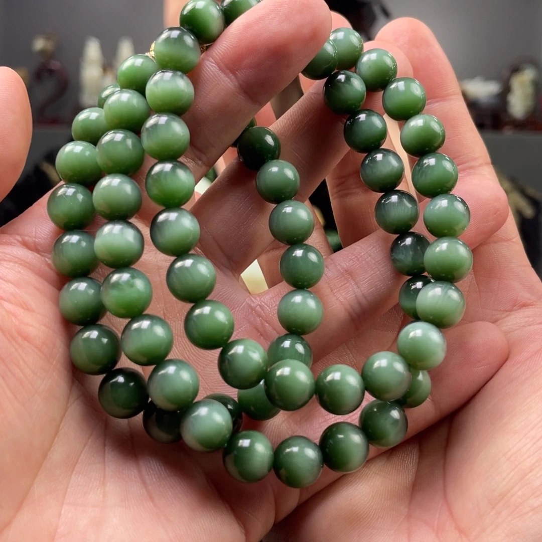 未镶嵌和田玉摆件和田玉手串未镶嵌