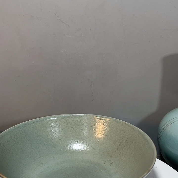 老***瓷瓷片清凉寺汝窑全品相淘瓷一件