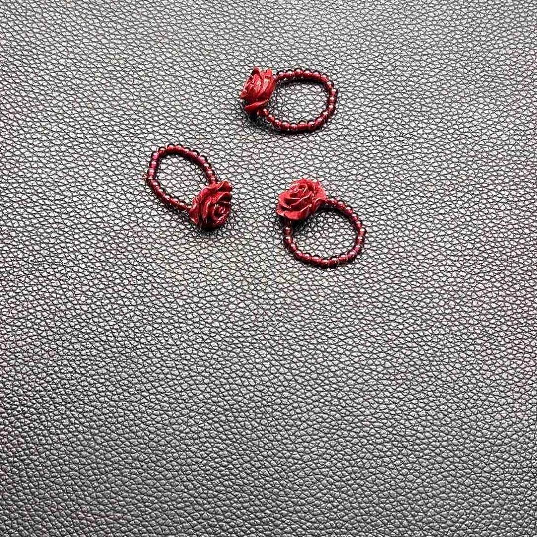 查罗石（紫龙晶）未镶嵌戒指