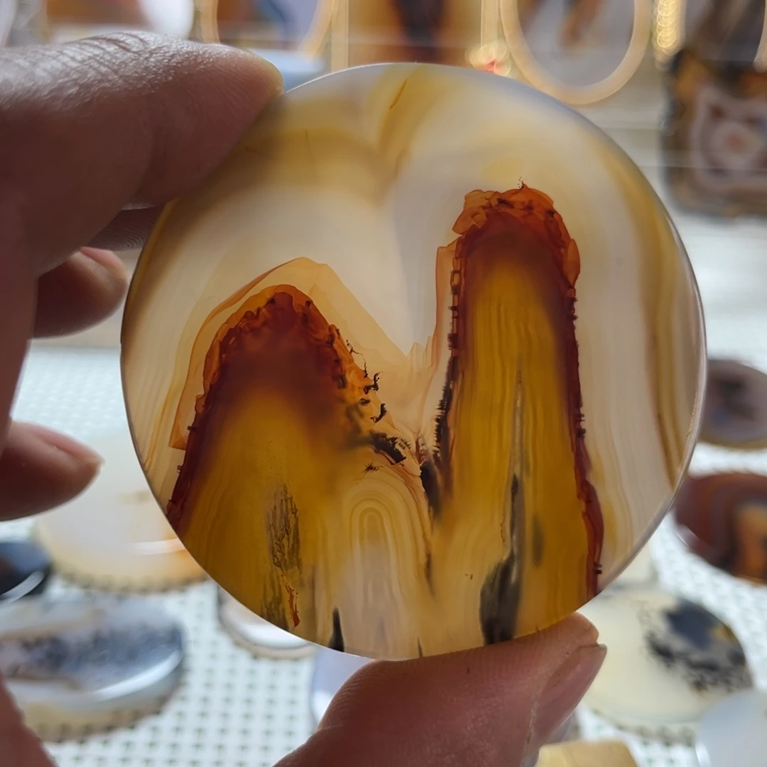 玛瑙/玉髓合金颈饰