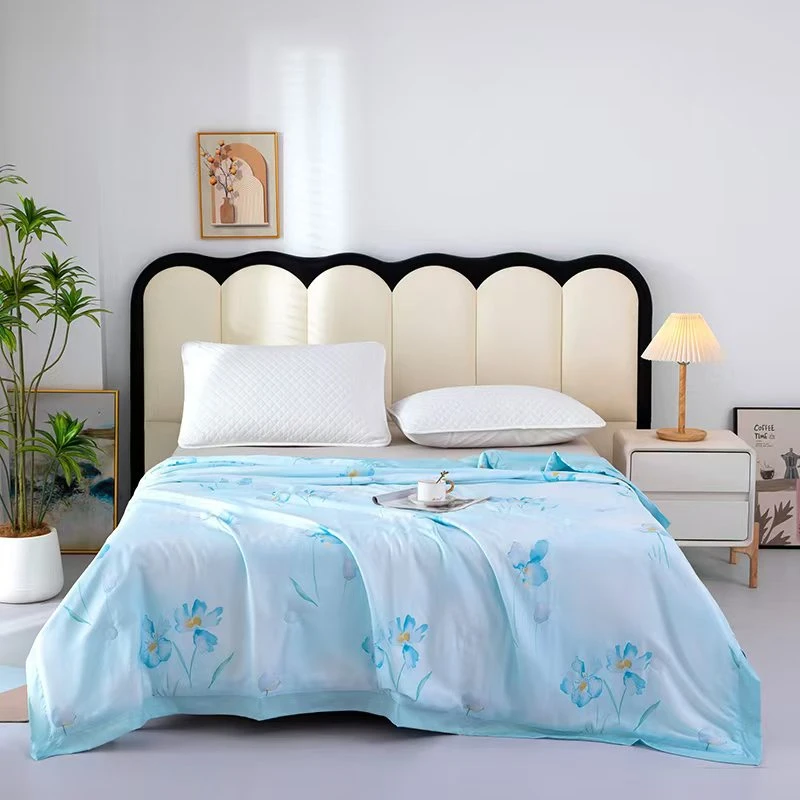 【董事长专属】银离子抗菌天丝夏被-花阡陌兰