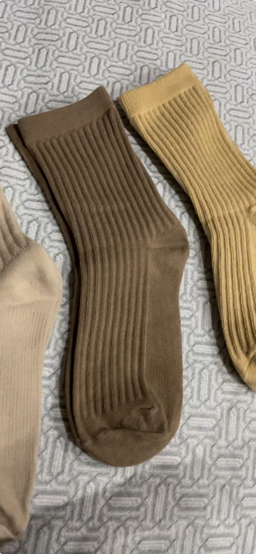 十二双针女式棉袜