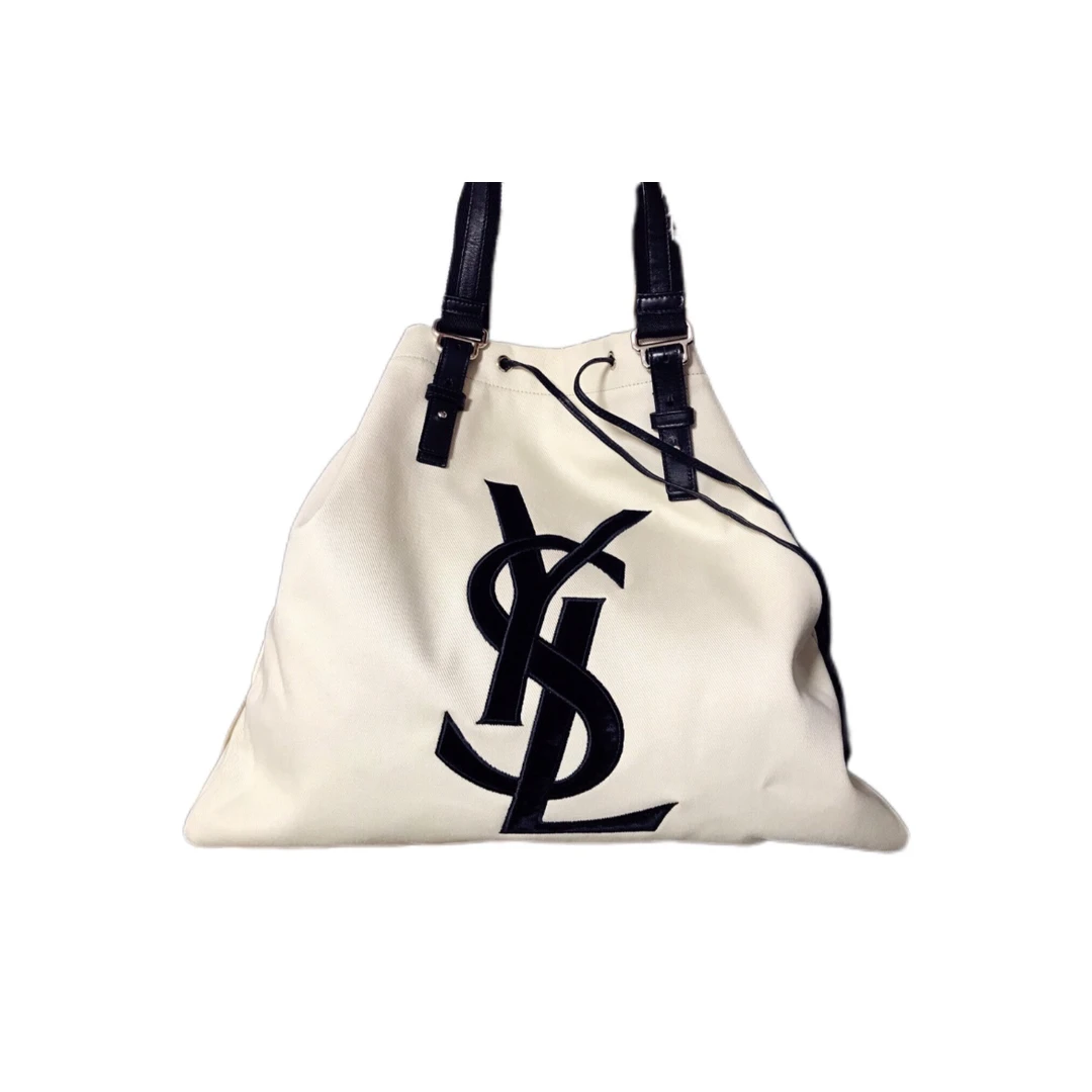 95新 YSL/圣罗兰  斜跨托特白色/JW3321