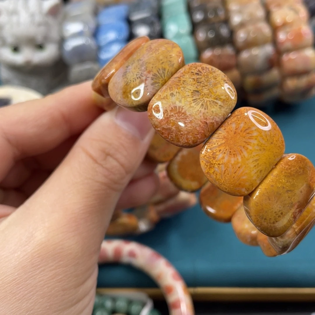 未镶嵌手镯硅化玉