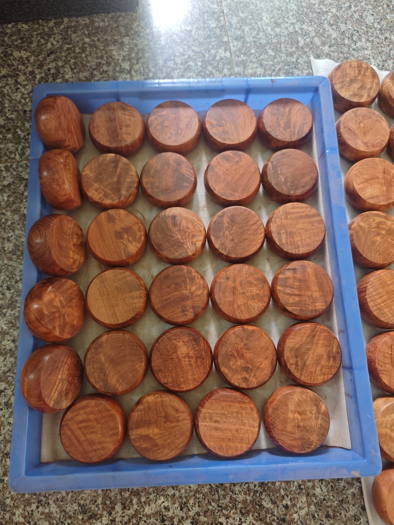 中国象棋缅甸花梨水波纹定制现挑现做，自选字体颜色