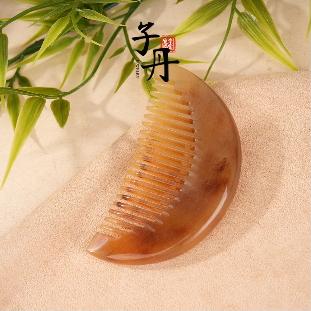 【宝藏子丹】牛角梳摆件（多样性发）J1-688