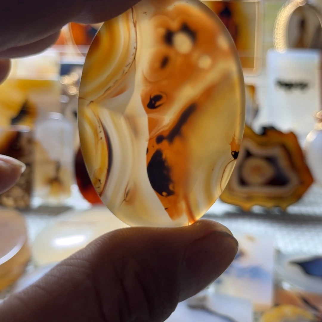 玛瑙/玉髓未镶嵌吊坠(不含链)