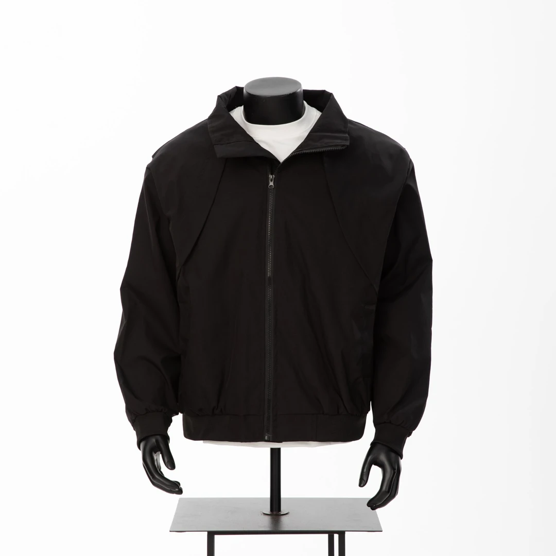 秋季美式休闲立领三防夹克纯色复古户外工装飞行夹克百搭外套