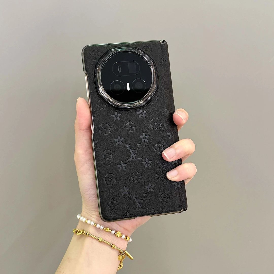 适用荣耀MagicV5手机壳新款磁吸中轴超薄时尚保护壳V5潮牌印花壳