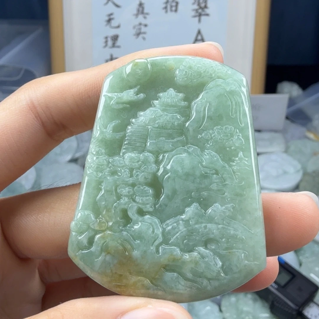 翡翠未镶嵌颈饰翡翠