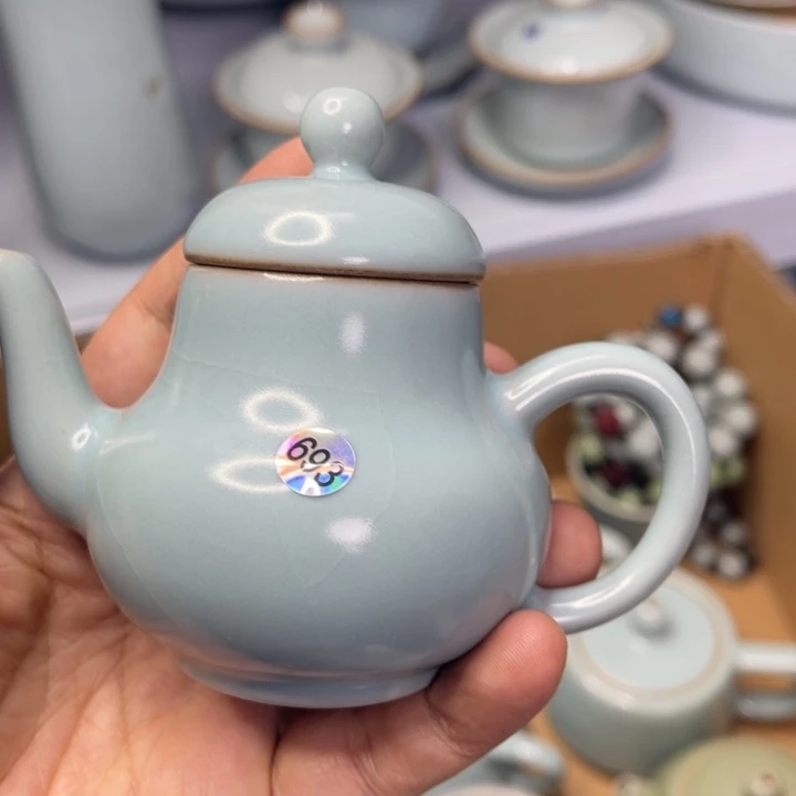 艺***器汝州原矿原釉微瑕693