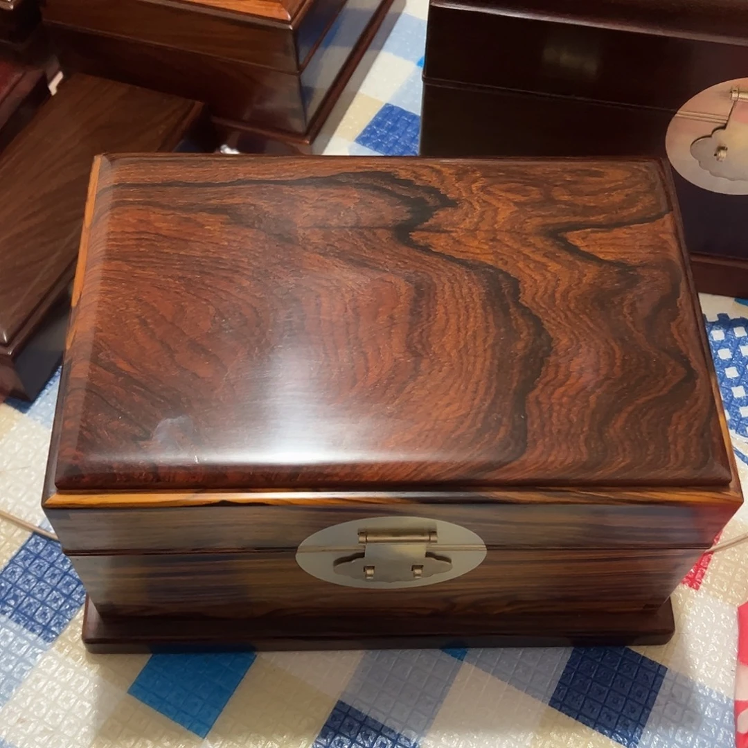 D****微凹黄檀大号首饰盒收纳盒