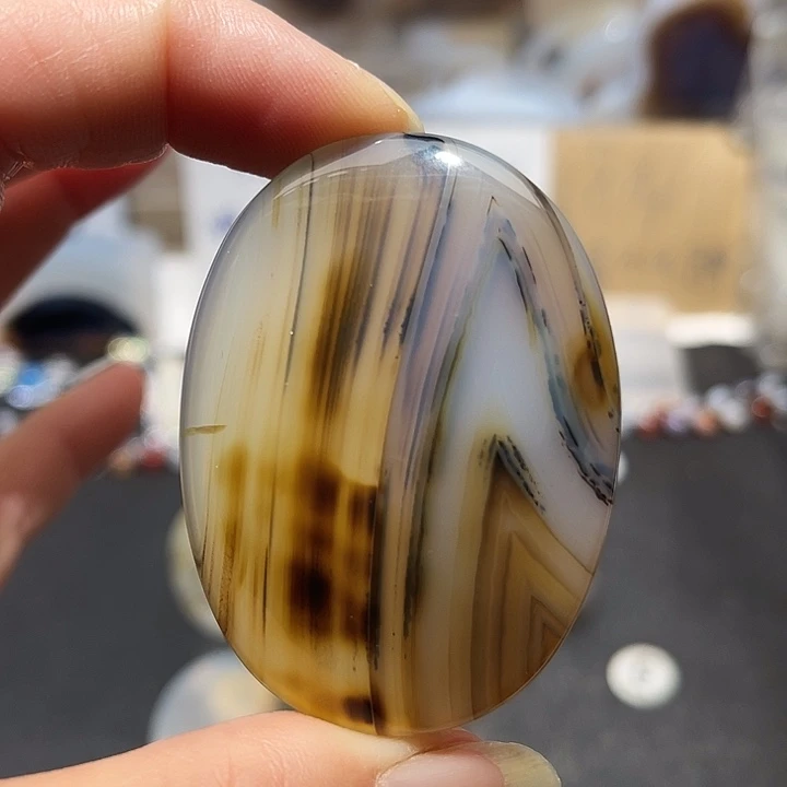 玛瑙/玉髓未镶嵌吊坠(不含链)