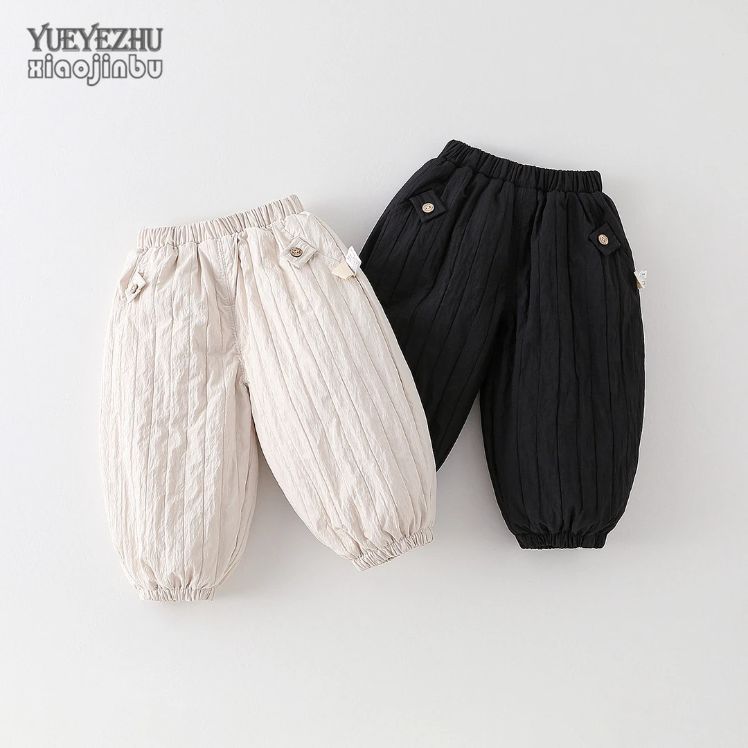 宝宝加棉裤子秋冬韩版百搭休闲婴幼儿棉裤冬季保暖长裤小童外穿潮