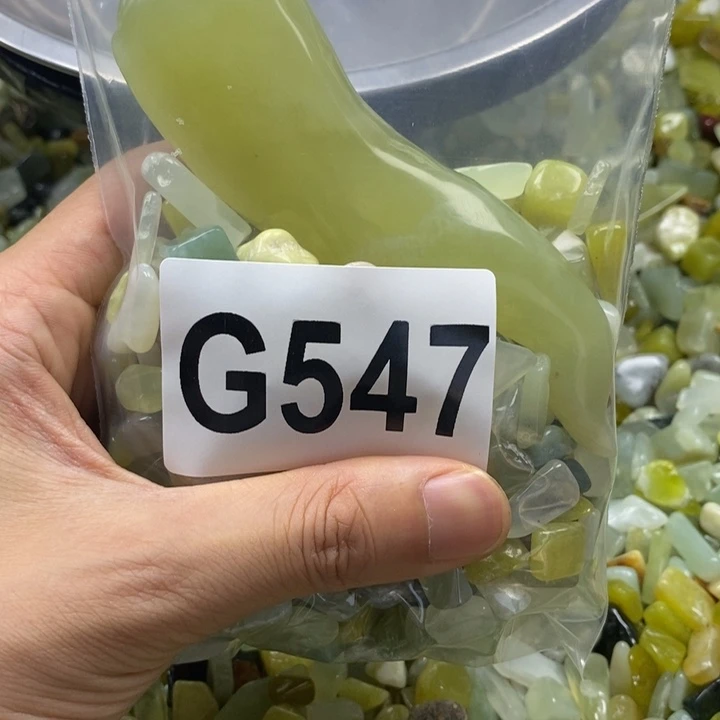 蛇纹石玉未镶嵌鱼缸石