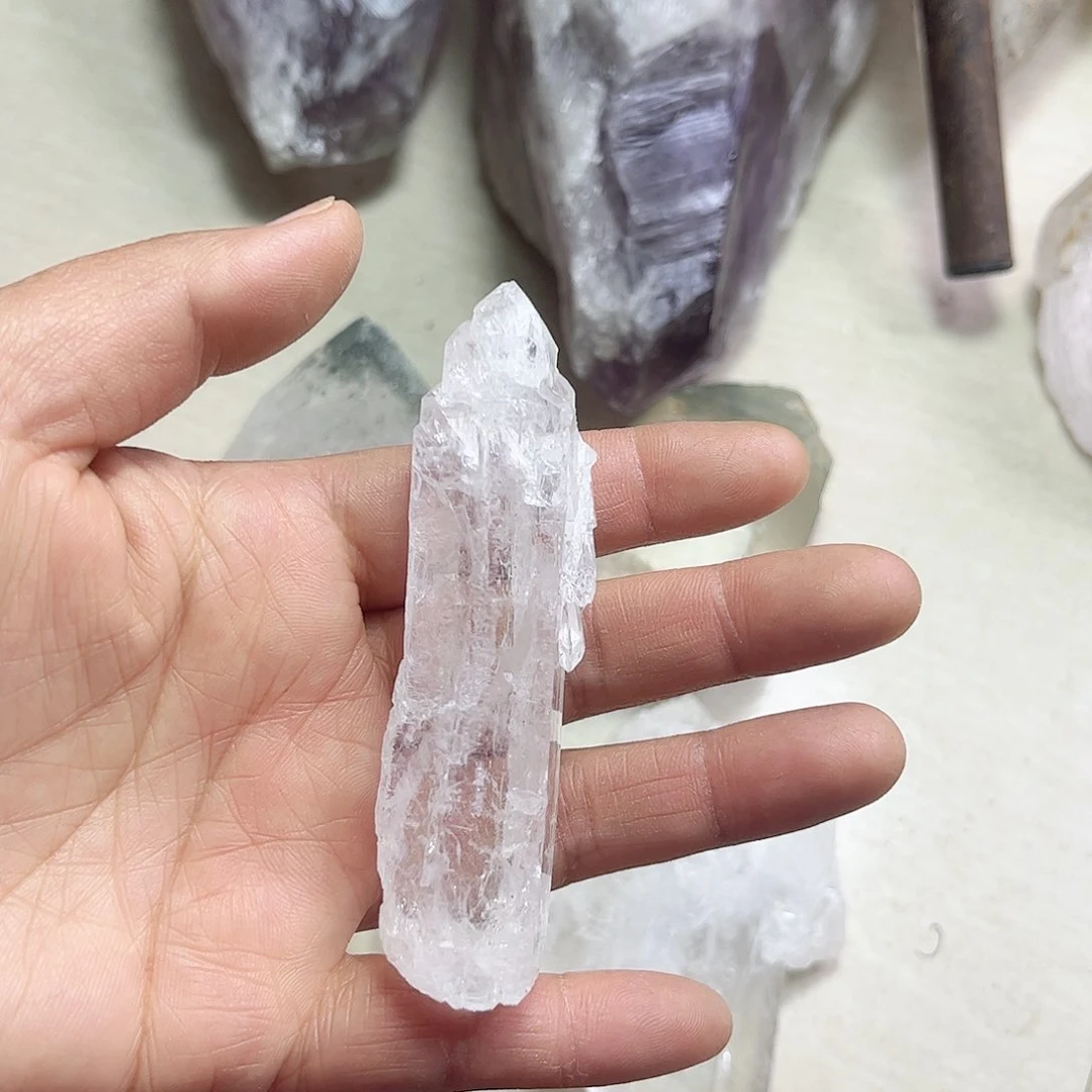 水晶天然水晶原石未镶嵌静**和