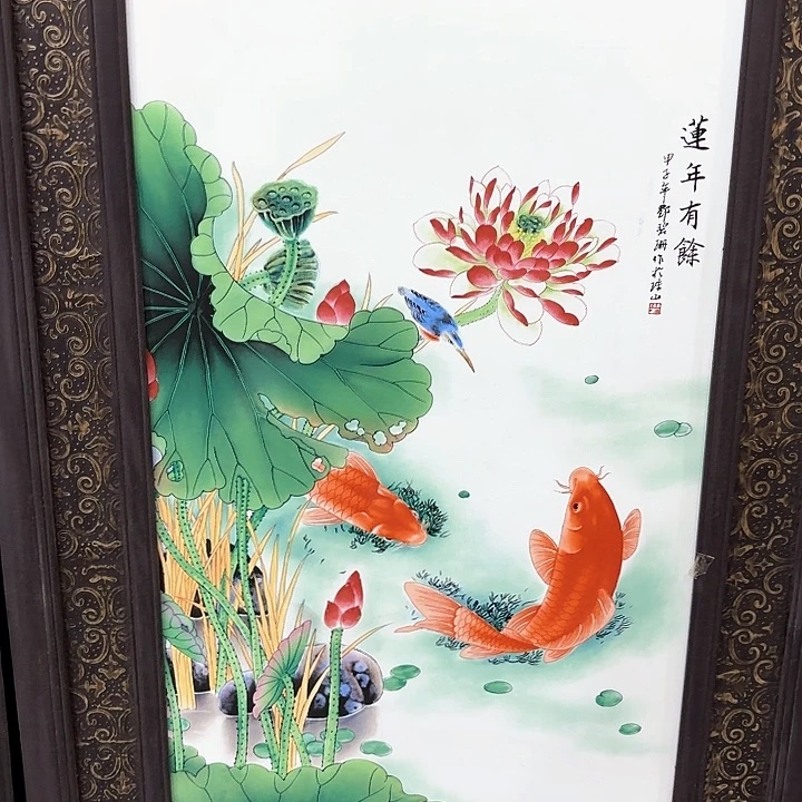 瓷版画大*林瓷板画景德镇