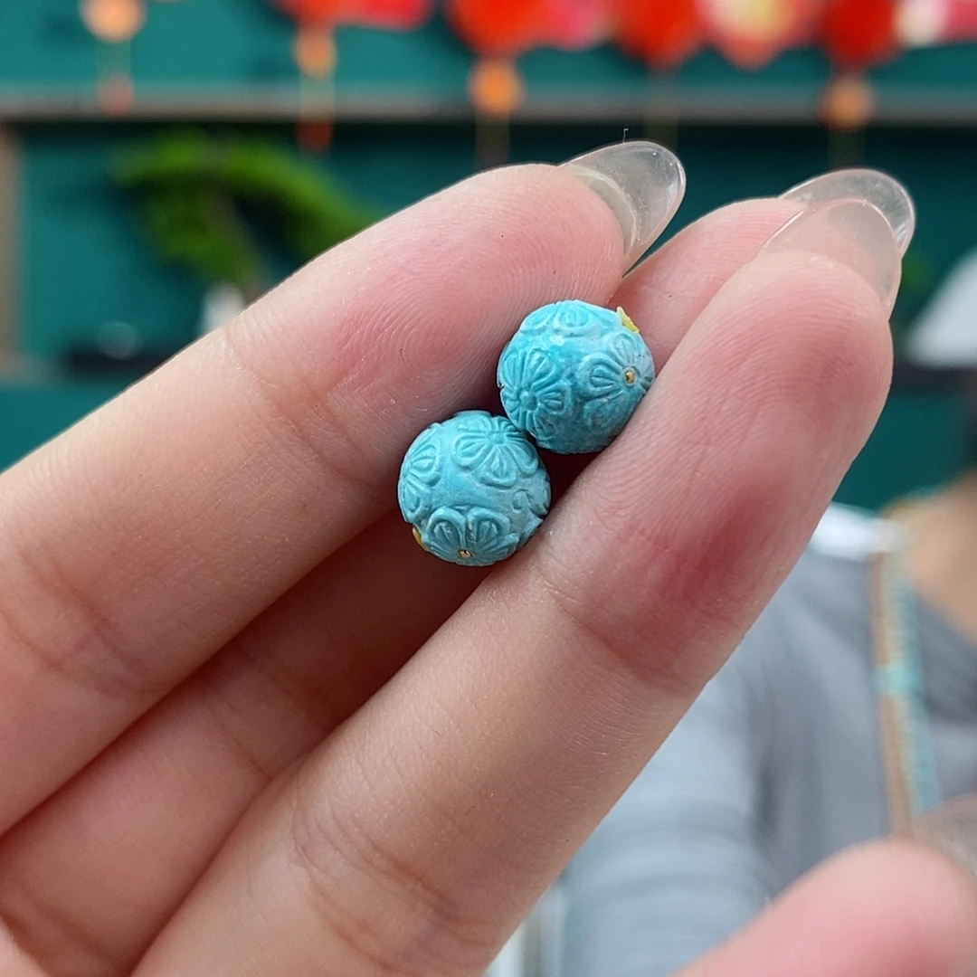 绿松石珠宝奇石未镶嵌