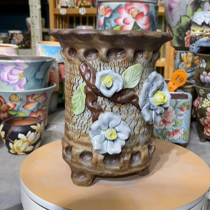 红陶景德镇艺术手绘作品