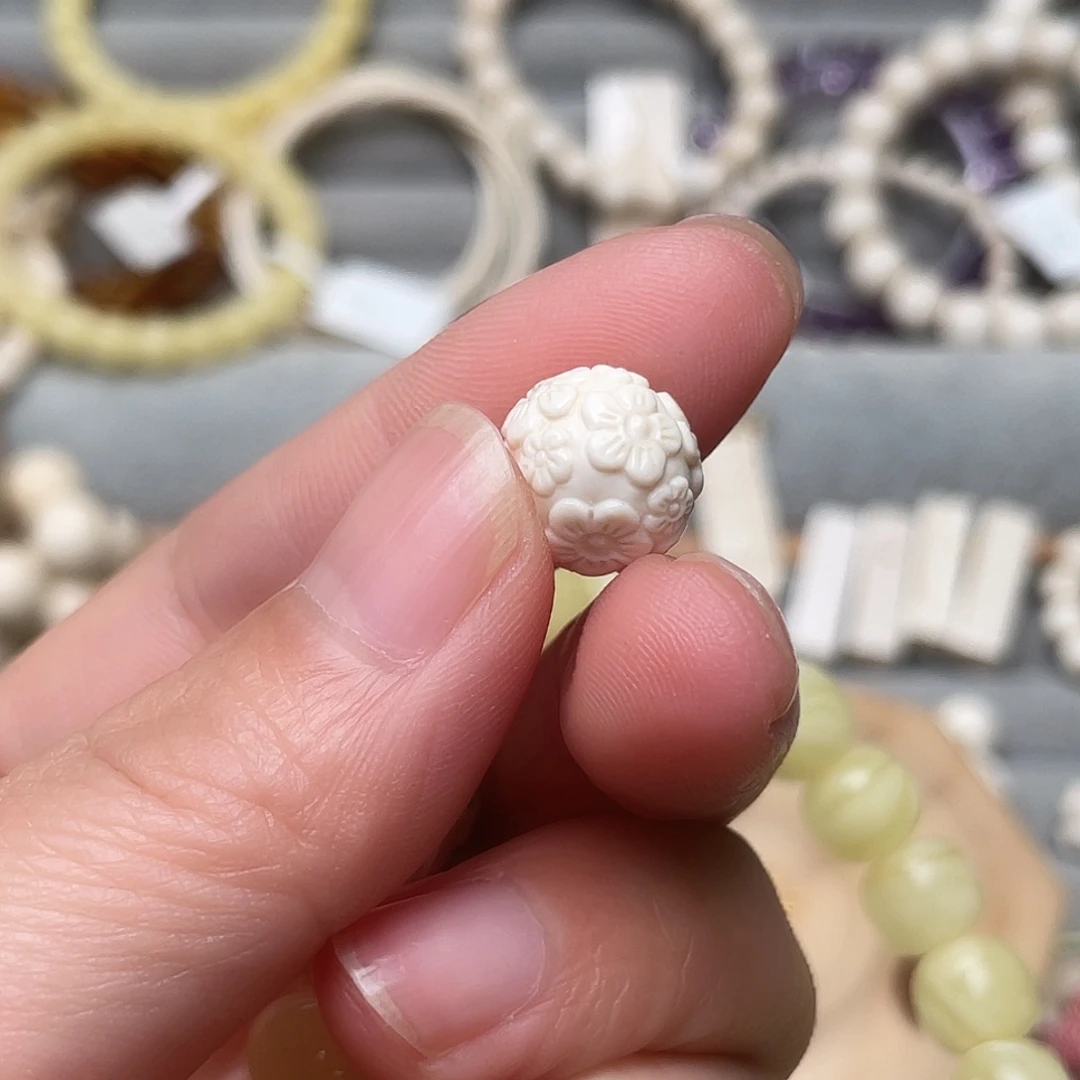 手串/手链/手镯猛犸象牙12花球